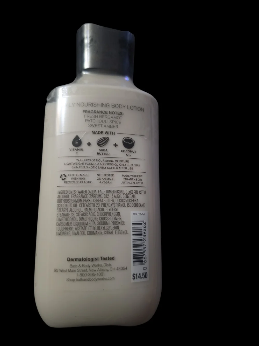 Bath & Body Works Classic Flannel Body Lotion - Mens